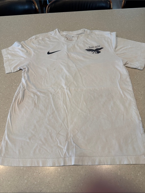Nike Other - Nike White Team USA Short-Sleeve Men's Tee with Navy Accents